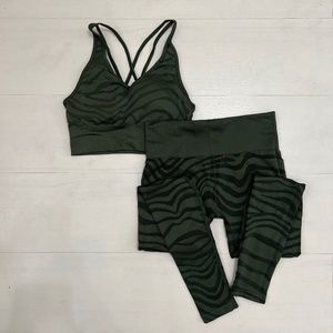 Zebra Print- Activewear set!